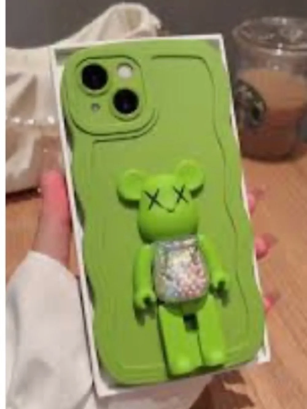 Green Bear Grip Phone Case for Cell Phones